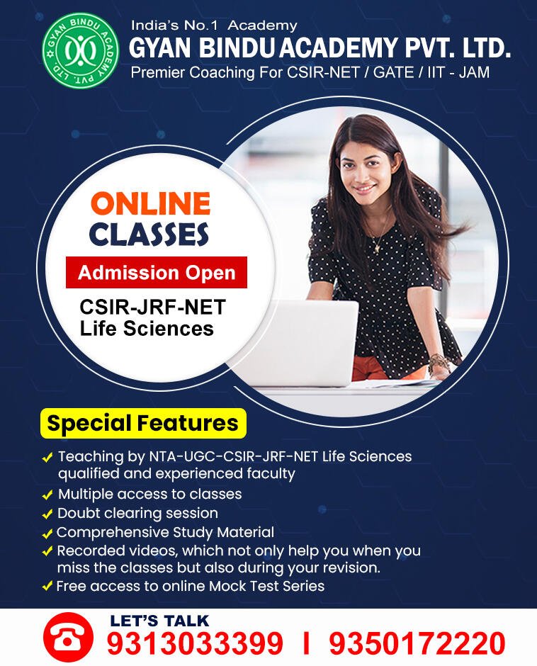 CSIR net life science online coaching